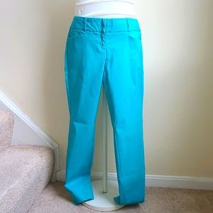 The Limited Aqua Colored Extra Stretch Style Pant